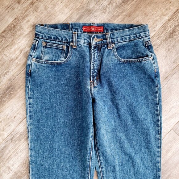 Fossil Vintage Flare Jeans Women's Wide Ankle Medium Wash Retro Bell Bottom 10R - Picture 4 of 9